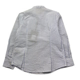 Paolo Pecora Camicia Manica Lunga Fantasia A Righe per Bambino PP4045X BIANCO/AZZURRO PAOLO PECORA 