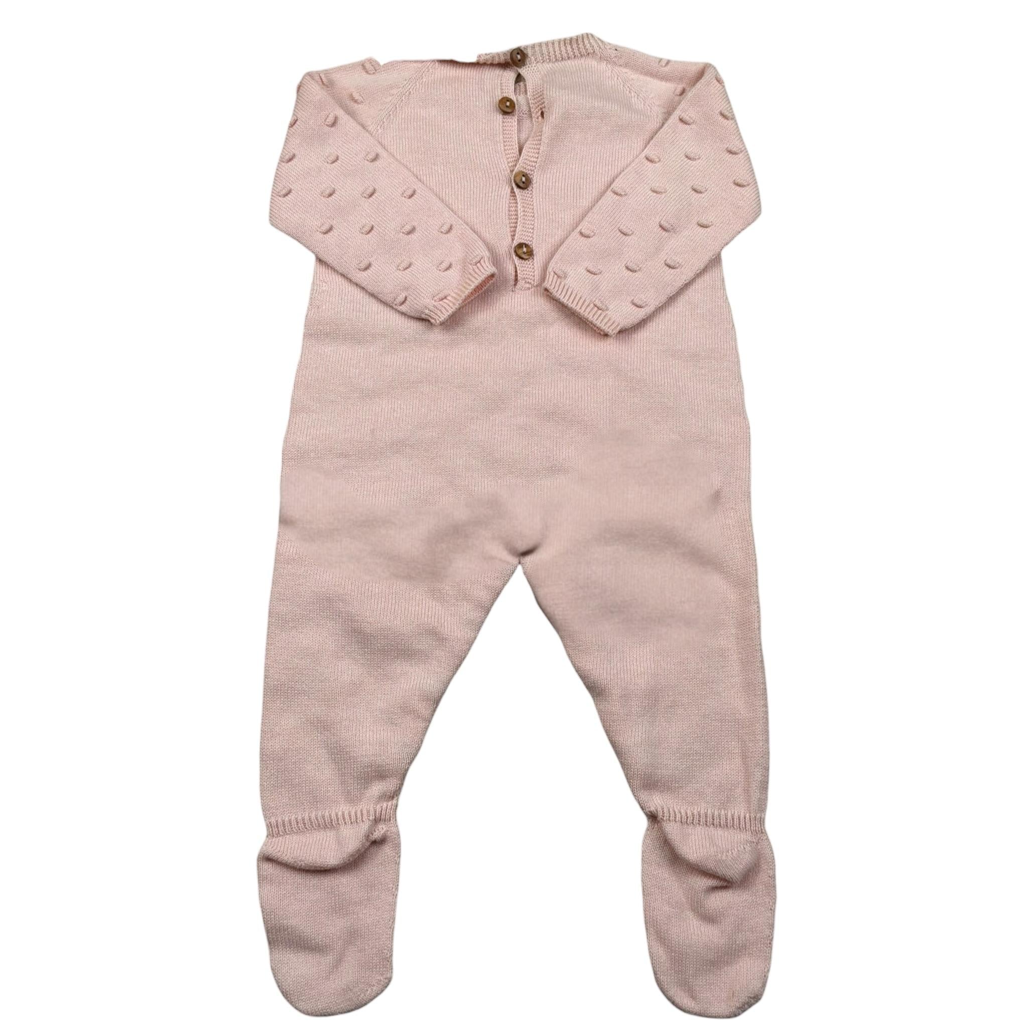 Wedoble Tutina Manica Lunga Tinta Unita per Neonata V2406346AA ROSA WEDOBLE 