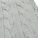 Le Coconne Coperta Tinta Unita con Ricami per Neonato LCN2584 AZZURRO LE COCONNE 