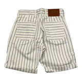 Fay Bermuda Fantasia A Righe Con Girovita Regolabile Bianco/Nero Per Bambino
