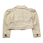 Miss Grant Giubbino In Denim Tinta Unita per Bambina MG1279 PANNA MISS GRANT 