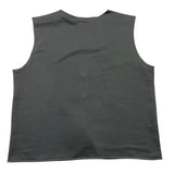 Petit Indi Gilet Tinta Unita Con Bottoni Grigio Per Bambino