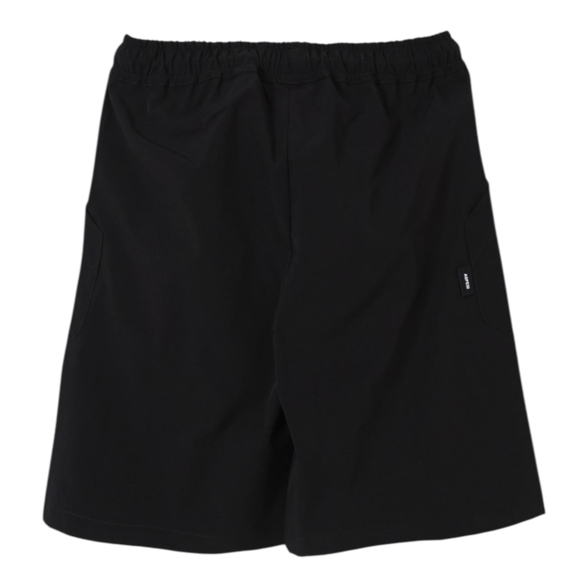 Aspesi Bermuda Tinta Unita con Elastico In Vita per Bambino S25019PBN0105 NERO ASPESI 