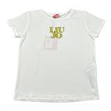 Liu Jo T-Shirt Girocollo tinta unita con Paillettes Bianco per Bambina GA5018XXXXX BIANCO LIU JO 