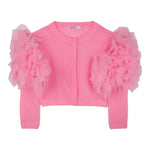 Billieblush Coprispalle Tinta Unita con Tulle per Bambina U20995 FUXIA BillIEBLUSH 