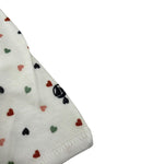 Petit Bateau Tutina Manica Lunga tinta unita Stampe Cuori Panna per Neonata A09G501000 PANNA PETIT BATEAU 