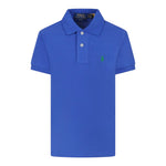 Ralph Lauren Polo Mezza Manica Tinta Unita per Bambino 322703632184 BLU RALPH LAUREN 