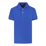 Ralph Lauren Polo Mezza Manica Tinta Unita per Bambino 322703632184 BLU RALPH LAUREN 
