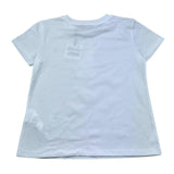 Moschino T-Shirt Girocollo Tinta Unita con Stampa per Bambina HGM06K BIANCO MOSCHINO 