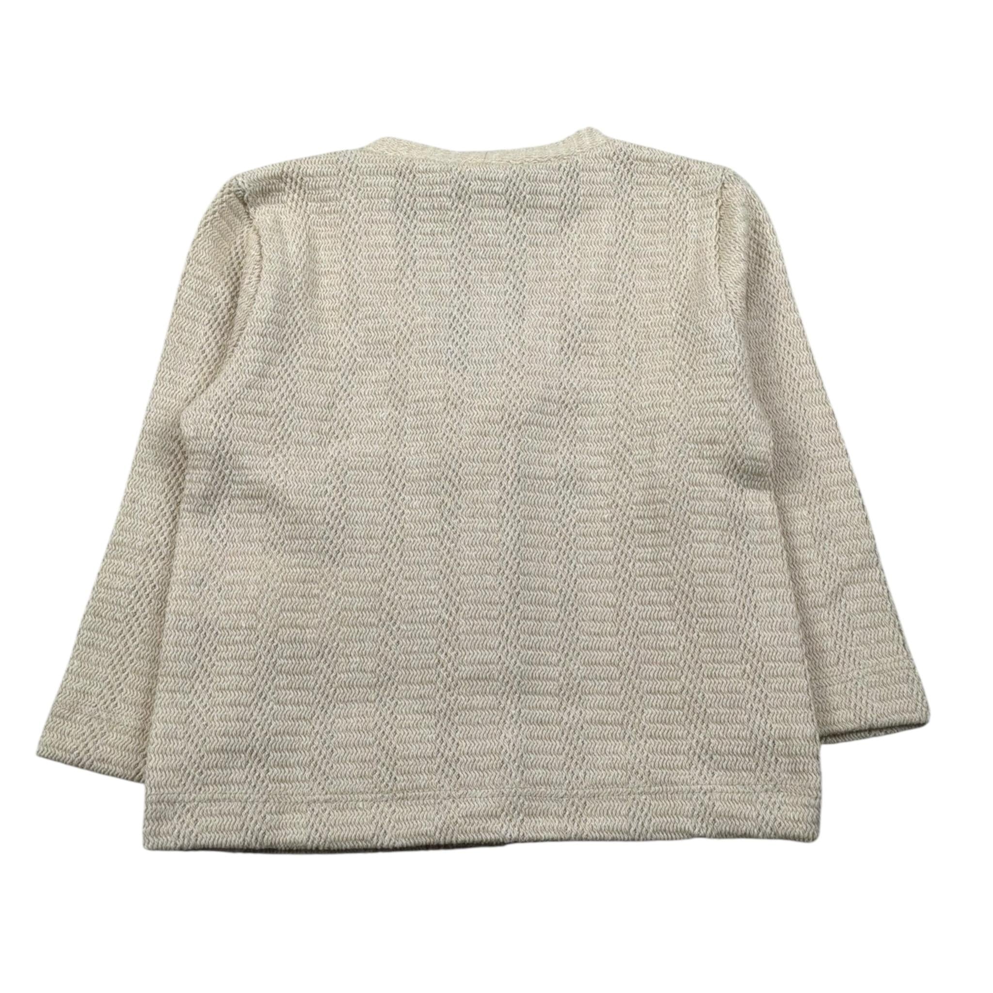 Manuel Ritz Cardigan Tinta Unita Scollo A V per Bambino MR3113X BEIGE MANUEL RITZ 