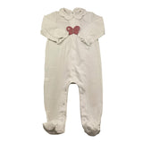 Mayoral Tutina Manica Lunga Tinta Unita con Applicazioni per Neonata TTNN BIANCO MAYORAL 