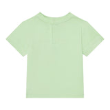 Guess T-Shirt Gircollo Tinta Unita con Stampa per Neonato I5GI01K8HM4 VERDE GUESS 