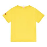 Saint Barth T-Shirt Girocollo Tinta Unita con Stampa Spiderman per Bambino TSH00010343 GIALLO SAINT BARTH 
