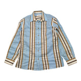 Colori Chiari Camicia Tinta Unita Con Fantasia Azzurro Per Bambino