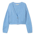 MOSCHINO set cardigan-canotte tinta unita Azzurro per Bambina 242GJ3211 AZZURRO MOSCHINO 