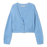 MOSCHINO set cardigan-canotte tinta unita Azzurro per Bambina 242GJ3211 AZZURRO MOSCHINO 