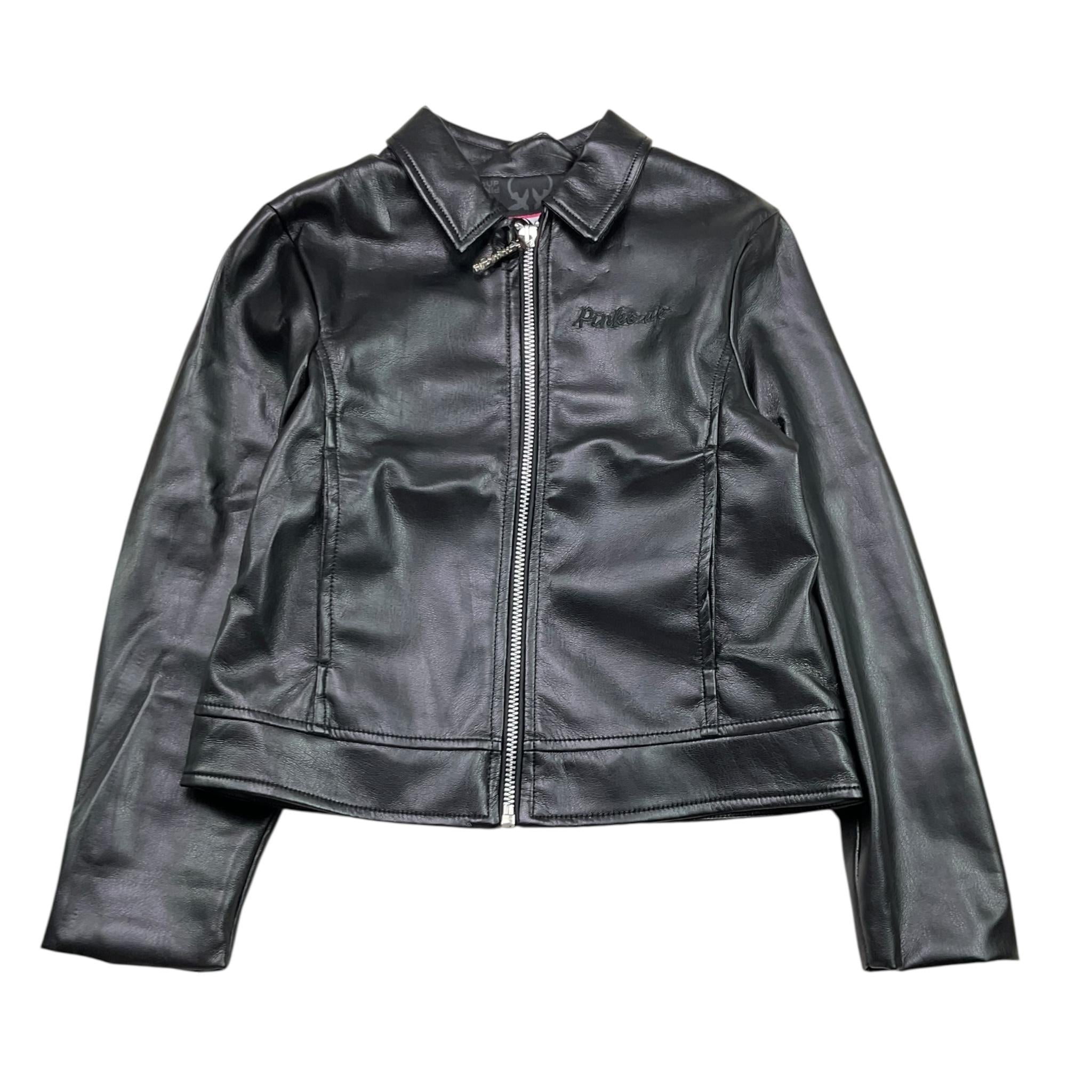 Pinko Giubbino Tinta Unita con Zip In Ecopelle per Bambina F3PIBGJK222 NERO PINKO 