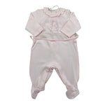 Le Bebe' Tutina Tinta Unita con Tulle per Neonata LBG0001 ROSA LE BEBE' 