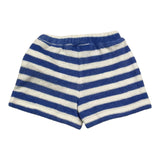 Dou Dou Bermuda Fantasia A Righe Bianco/Blu Per Neonato
