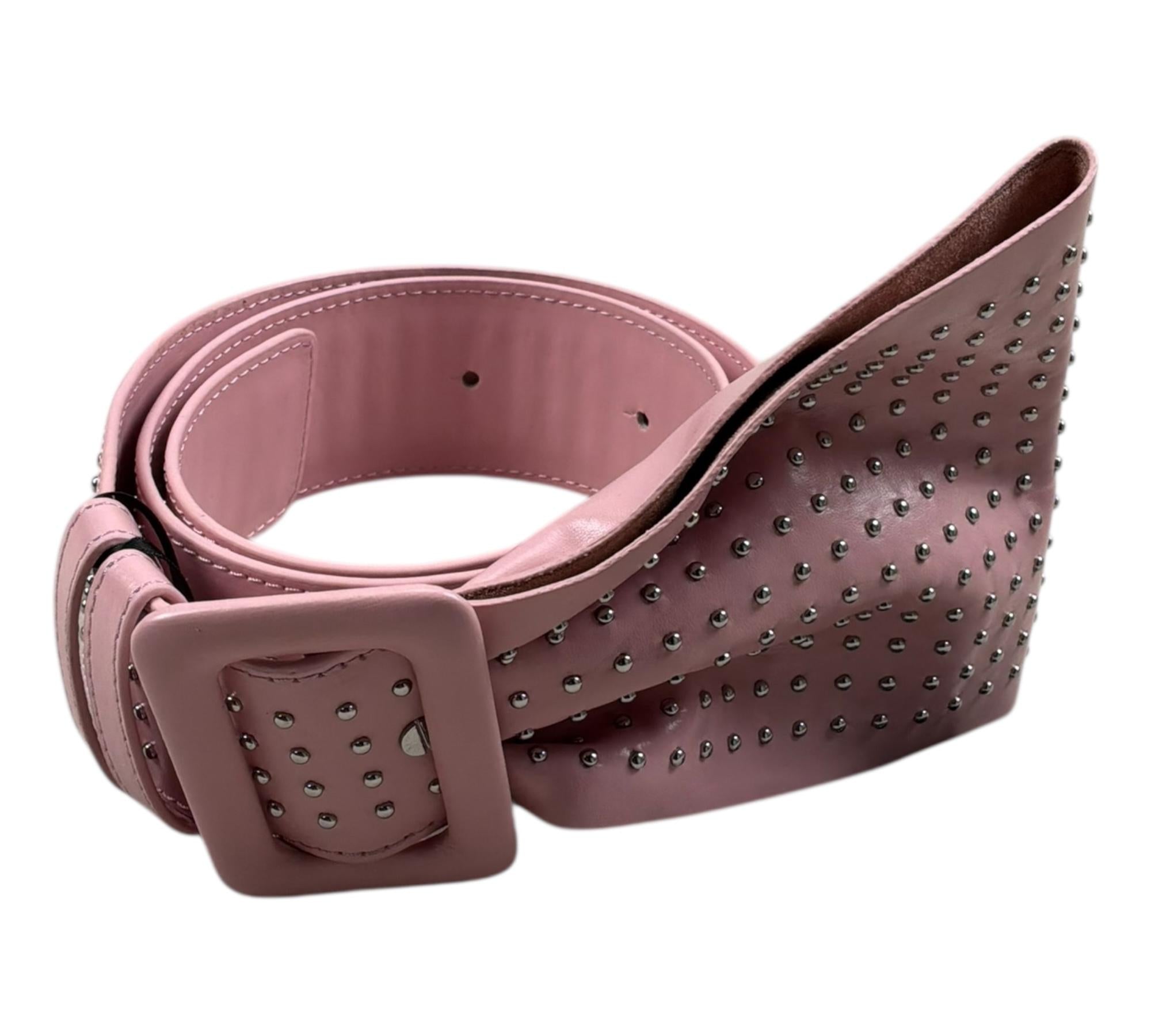 John Richmond Cintura Tinta Unita con Applicazioni per Bambina RGP26171CI ROSA JOHN RICHMOND 