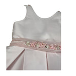 Mimilu' Abito Cerimonia Tinta Unita Giromanica per Bambina 616 ROSA MIMILU' 