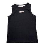 Calvin Klein Canotta Tinta Unita Giromanica con Stampa per Bambina IG0IG02871 NERO CALVIN KLEIN 