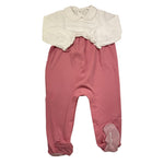 Mayoral Tutina Manica Lunga Bicolore per Neonata 1751 BIANCO/ROSA MAYORAL 