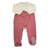 Mayoral Tutina Manica Lunga Bicolore per Neonata 1751 BIANCO/ROSA MAYORAL 