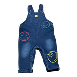 LOSAN salopette tinta unita in denim Blu per Bambino 51029962645011J BLU LOSAN 