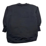 LU LU BY MISS GRANT felpa tinta unita con stampa Nero per Bambina LL3035X NERO LU LU BY MISS GRANT 