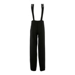 ELISABETTA FRANCHI salopette tinta unita con logo Nero per Bambina EFPA265XX NERO ELISABETTA FRANCHI 