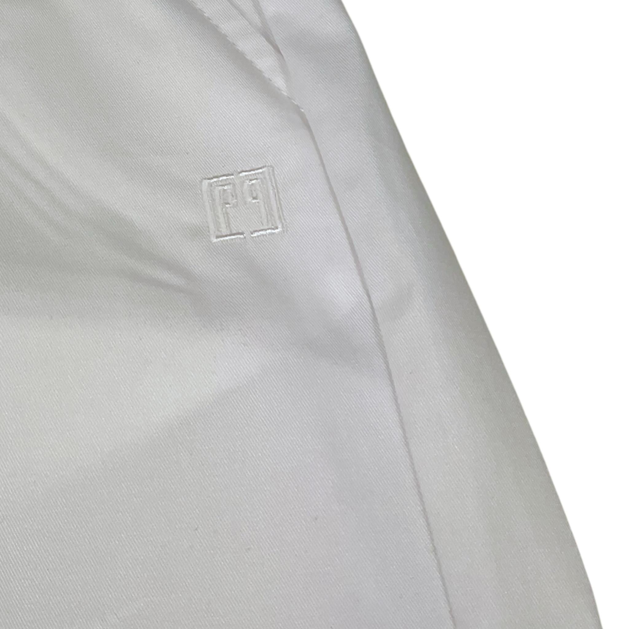Carlo Pignatelli Pantalone Tinta Unita con Girovita Regolabile per Bambino CP52432 BIANCO CARLO PIGNATELLI 