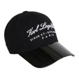 Karl Lagerfeld – Kinder-Cap mit Logo-Print und schwarzem Kunststoffschirm