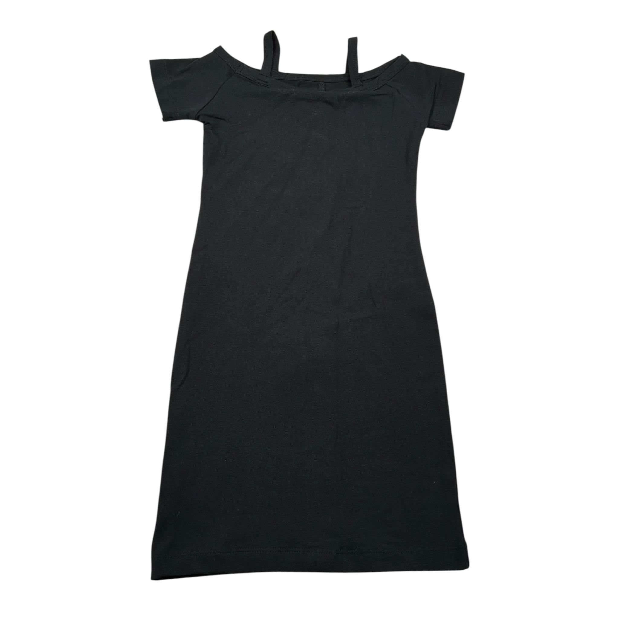 Gaelle Abito tinta unita Mezza Manica Nero per Bambina 2746V00514 NERO GAELLE 