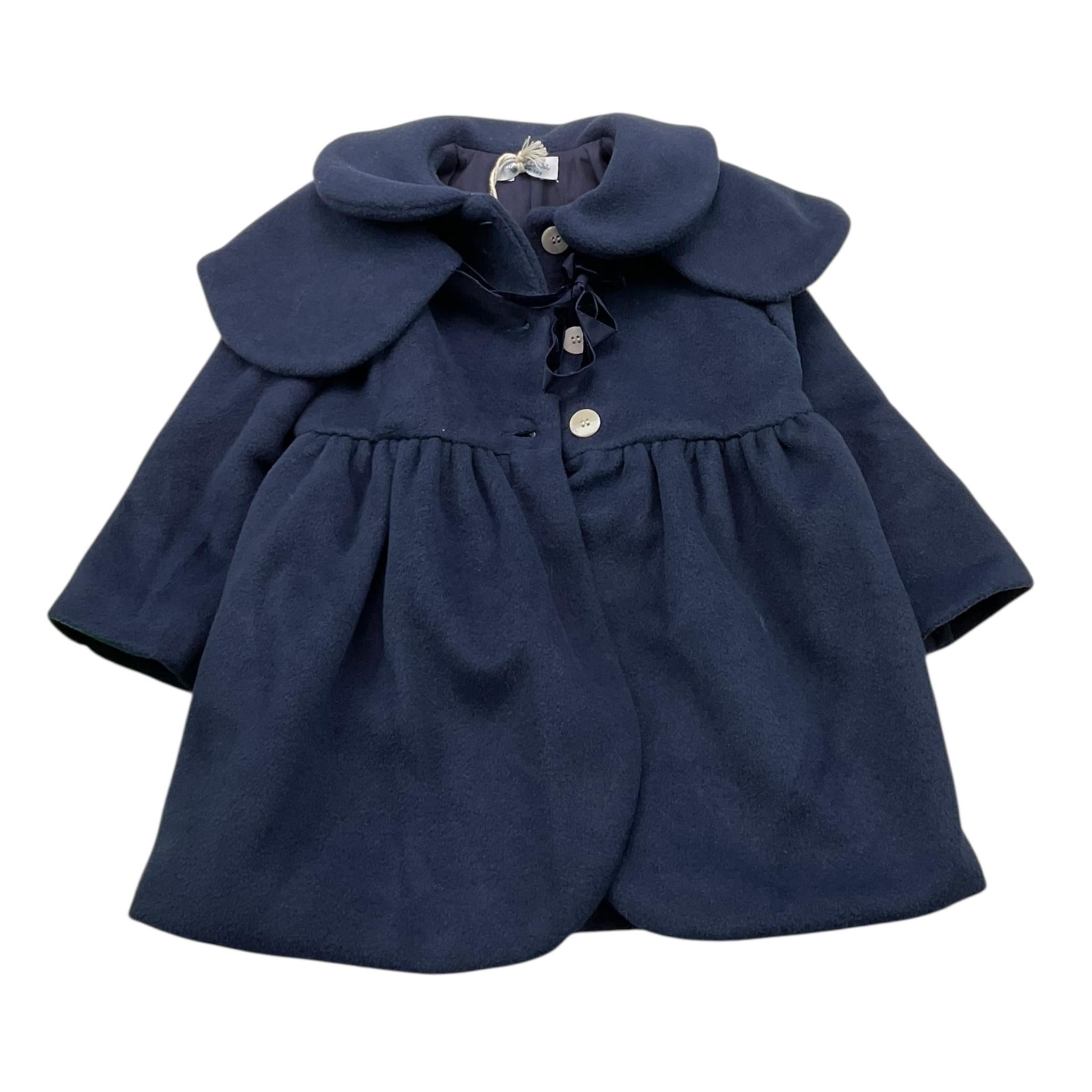 ILFAROBIMBI cappotto tinta unita Blu per Bambina ASTERJ BLU ILFAROBIMBI 