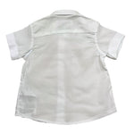 Iceberg Camicia Mezza Manica Tinta Unita con Logo per Neonato CMICE5111B BIANCO ICEBERG 