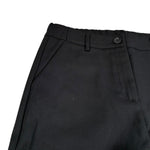 Manila Grace Pantalone Tinta Unita con Elastico In Vita per Bambina MG2762 NERO MANILA GRACE 