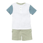 Guess Completo 2 Pezzi T-Shirt-Bermuda per Bambino N5RG078HM4 BIANCO GUESS 
