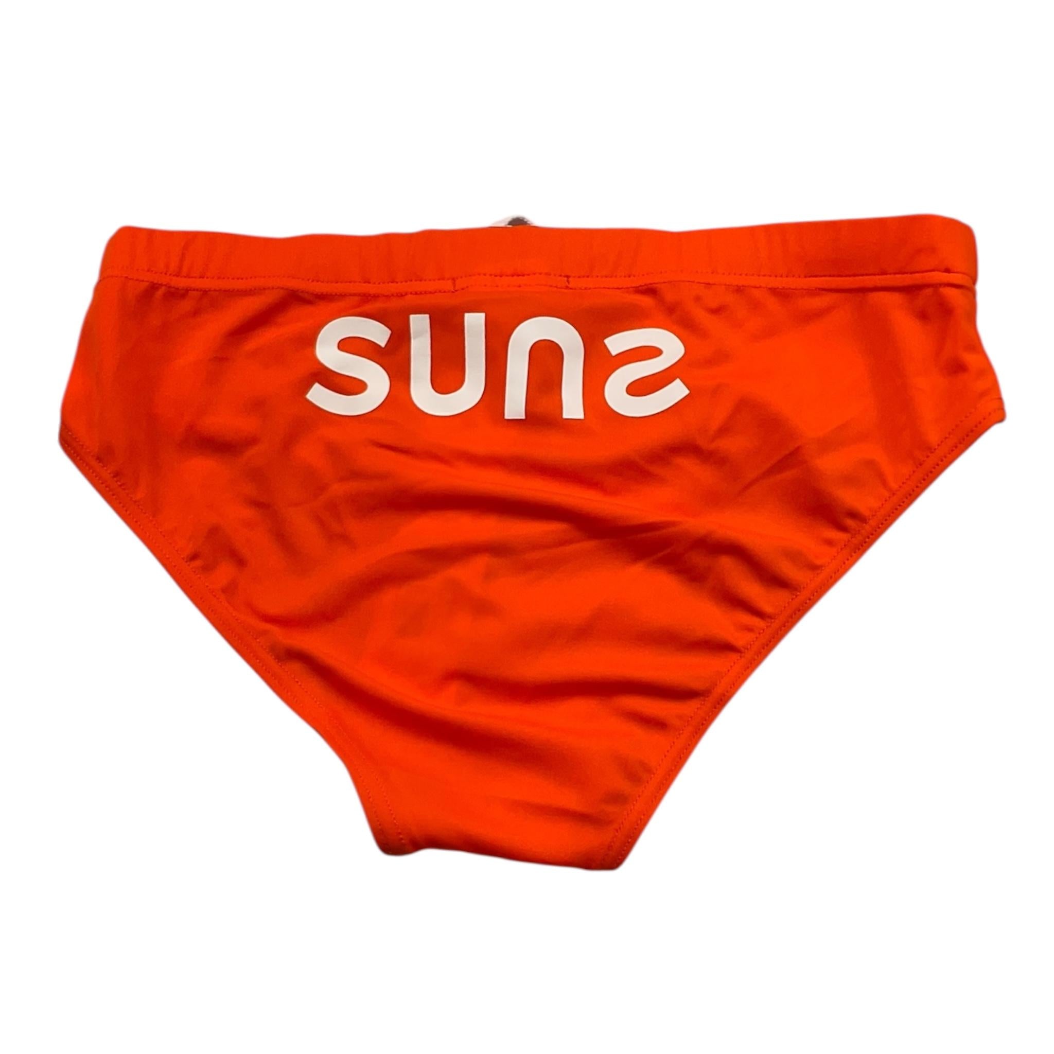 Suns  Costume Modello Slip Tinta Unita con Stampa per Bambino SLS0102U ARANCIONE SUNS 