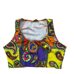 4Giveness Top Tinta Unita con Fantasia per Bambina FGCG3907X VIOLA 4GIVENESS 