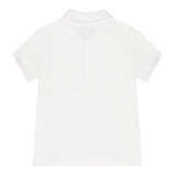 Moschino Polo Mezza Manica Tinta Unita con Stampa per Neonato M9M01P BIANCO MOSCHINO 