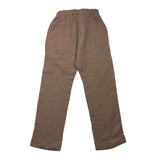 Lalalu‘ Einfarbige Hose mit elastischer Taille in Braun für Jungen