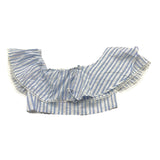 Twinset Top Bicolore con Fantasia A Righe per Bambina 251GJ2471 BIANCO TWINSET 