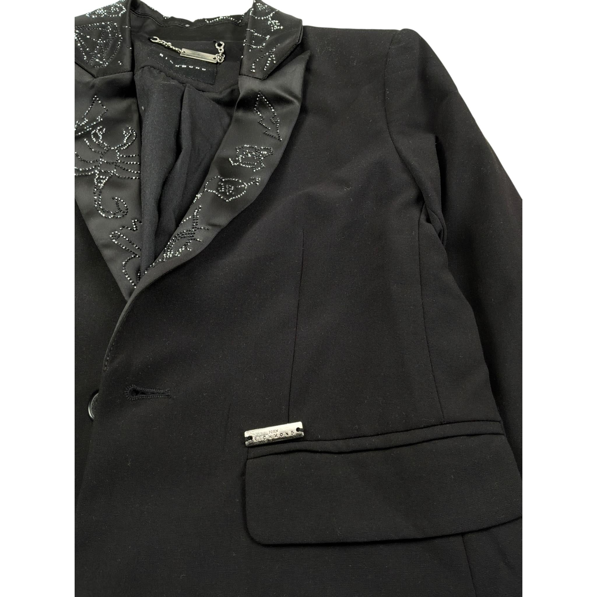 John Richmond Giacca tinta unita Nero per Bambino RBP24095CG NERO JOHN RICHMOND 