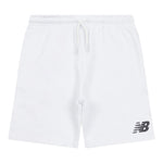 New Balance Bermuda Felpa Tinta Unita con Logo per Bambino LAKB0013 BIANCO NEW BALANCE 