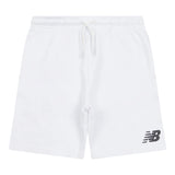 New Balance Bermuda Felpa Tinta Unita con Logo per Bambino LAKB0013 BIANCO NEW BALANCE 