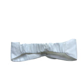 Le Bebe' Fascia Tinta Unita con Fiocco per Neonata LBG6438 BIANCO LE BEBE' 