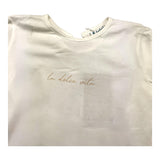 LALALU' shirt girocollo tinta unita con tulle Bianco per Bambina TSL170NBJ BIANCO LALALU' 