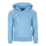 Ralph Lauren Felpa Tinta Unita con Cappuccio E Ricami per Bambina 312965136002 AZZURRO RALPH LAUREN 