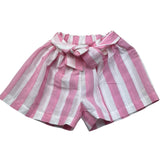 Le Bebe Short Fantasia A Righe per Neonata LBG6359 BIANCO/ROSA LE BEBE 